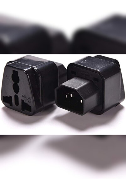 Canadian IT Era Cite Iec C14 To Universal Female Adapting Ac Plug