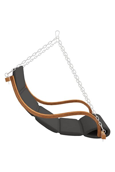 vidaxl Swing Chair without Swing Frame with Cushion Solid Bent Wood