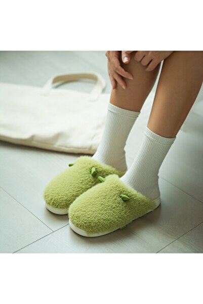 OEM Fluffy and warm slippers for women, cheerful slippers with funny design, H46