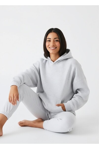 525 Hoddiegri Unisex Oversized Hoodie Sweatshirt