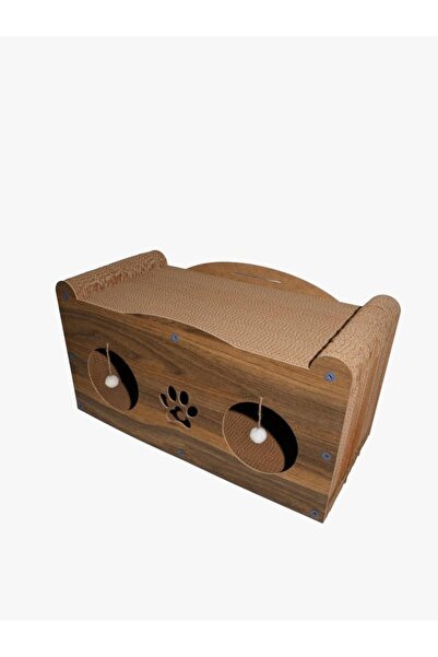 ALLDAY Karton Tırmalamalı Kedi Evi 60x30x28cm