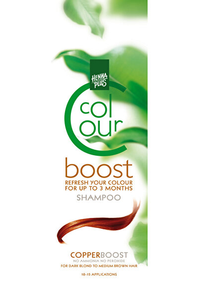 Hennaplus Sampon colorant, Colour Boost Copper, Hennaplus, 200 ml