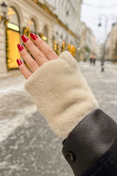 Axesoire 16032 Vizon Peluş Eldiven