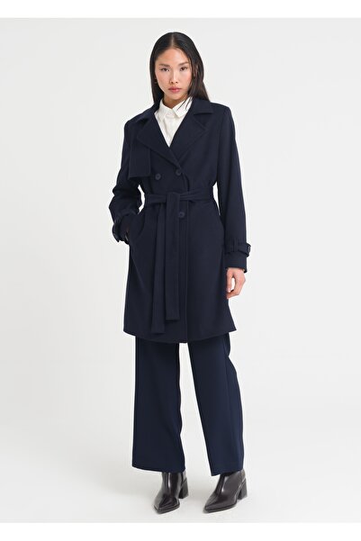 Armağan معطف بحزام مزدوج الصدر