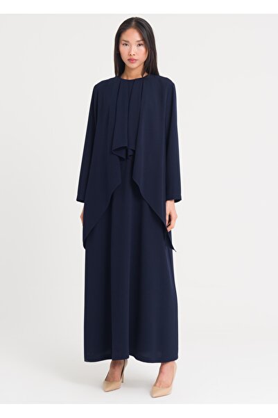 Armağan O-Neck Piece Detailed Dress