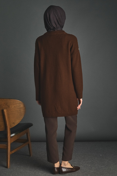 Setrms Taş Detaylı Triko Tunik