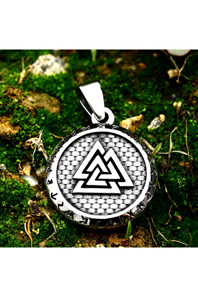 Viking Nordic Mythology Design S+ Quality 316L Stainless Tarnish Free Steel Necklace