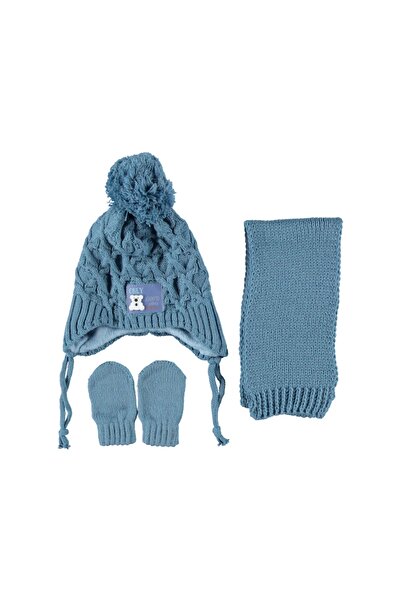 Buqete Baby Boy Beanie Bandana Gloves 3-Piece Set