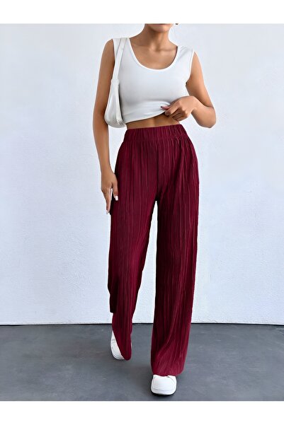 YDFASHION Kadın Piliseli Pantolon