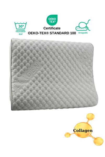 NEUS Morvella Kolajen Güzellik Yastığı, Medikal Çift Taraflı Ortopedik Visco ...