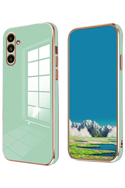 Nezih Case Samsung Galaxy A17 Compatible Stylish Silicone Cover with Camera Protection and Glossy Finish