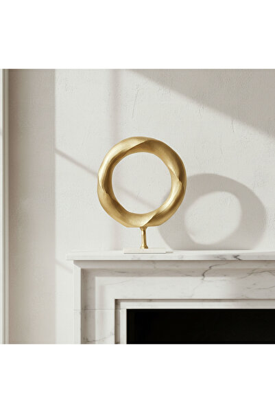 Home Box طاولة دائرية من الألومنيوم من أوروم-بليك، مقاس 33×8×4.5 سم