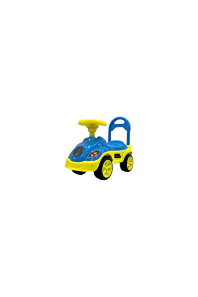 Toysea Kids 4-Wheel Ride-On Push Car with Music, Lights & Backrest for Indoor/Outdoor Use