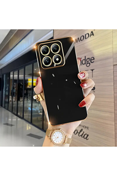 Nezih Case Mi 14t Pro Compatible Camera Protected Glossy Coated Stylish Silicone Cover