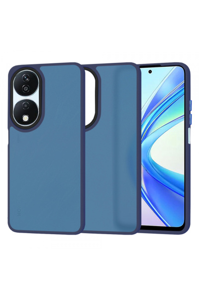 HONOR Husa pentru X7b 5G / 90 Smart / X7b 4G, Techsuit, HaloFrost, Bleumarin