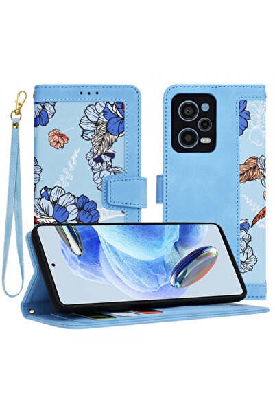 Xiaomi Husa pentru Redmi Note 12 Pro 5G, Techsuit, FlipCraft, Bleu