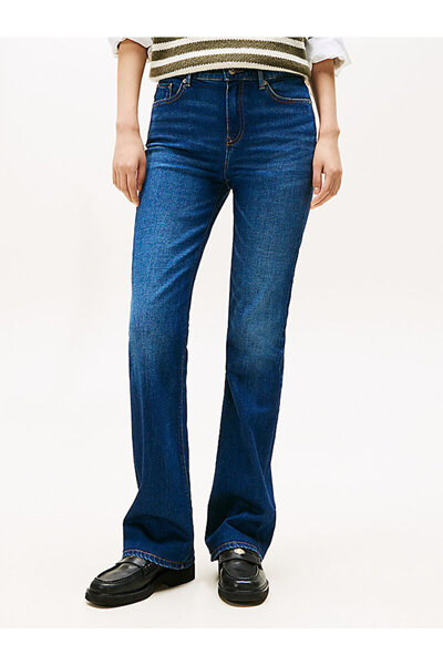 Tommy Hilfiger Faded Mid Rise Bootcut Jeans