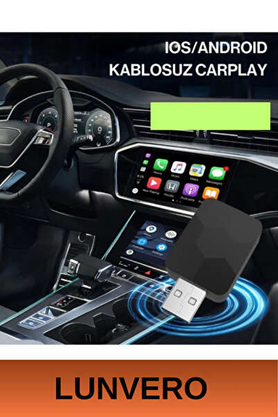 Lunvero Özel Üretim Hızlı Wifi 6 Bluetooth 5.4 Tak Çalıştır MPIA CP-2 Android Car Play Auto Adaptör