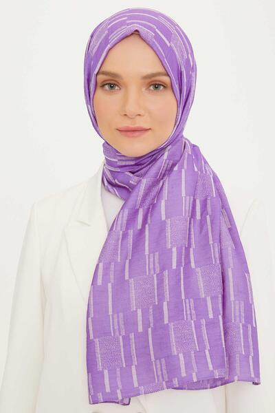 Armine Trend Mor Pure Lina Shawl Ist 12 - 21210