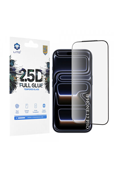 Apple Lito Screen Protector for iPhone 17 Pro, Tempered Glass, Full Glue, 2.5...