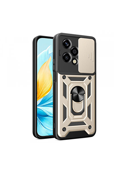 HONOR Husa pentru 200 Lite, Techsuit, CamShield, Aurie