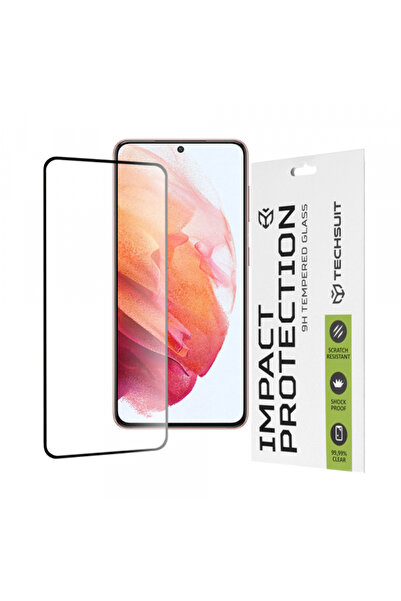 Samsung Προστατευτικό οθόνης Techsuit για Galaxy S21 5G G991, σκληρυμένο γυαλ...
