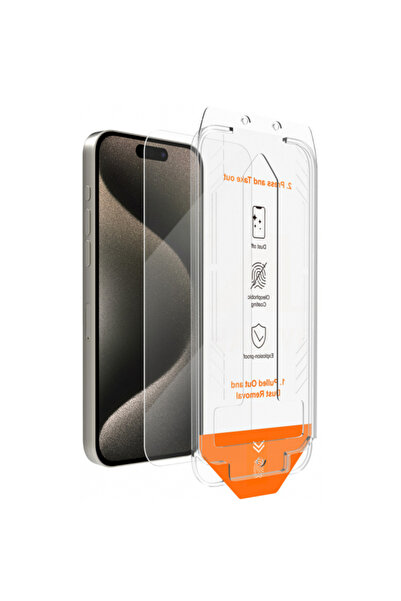 Apple Folie de protectie Ecran Vmax Quick Fit pentru iPhone 12 / 12 Pro, Sticla Securizata, Full