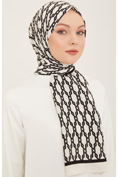 Armine Trend Defne Şal IST 5760 - 09 Negru - Alb