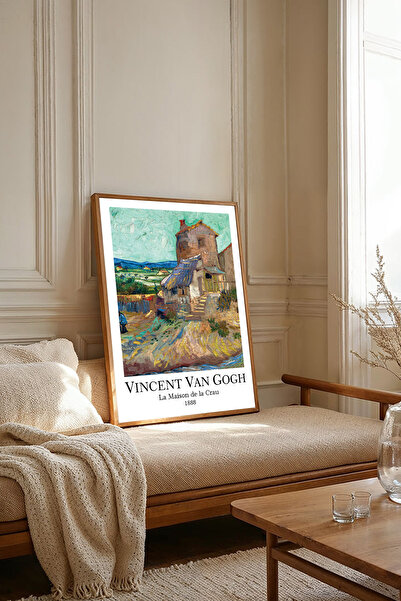 Dekorsiahome Tablouri dintr-o singură bucată cu rame din lemn pentru sufrager...