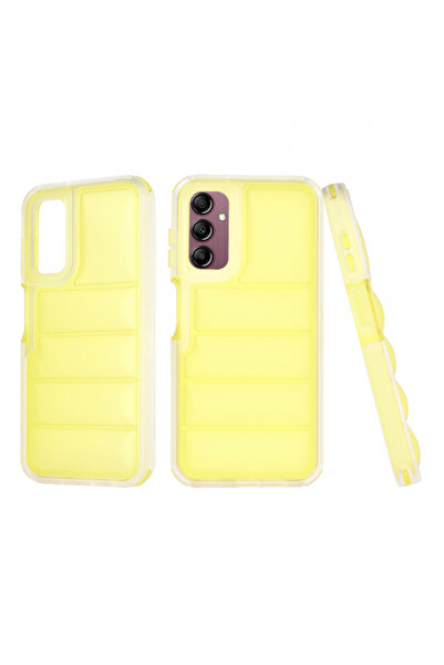 Samsung Θήκη για Galaxy A14 A145 / A14 5G A146, Techsuit, Wave Shield, Κίτρινη