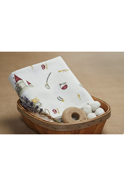 Ponchik بطانية هاري من الموسلين بطبقة واحدة مصنوعة من القطن بنسبة 100% - 85x8...