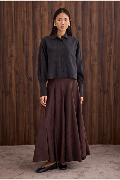 HEQA Double Pocket Short Shirt Black