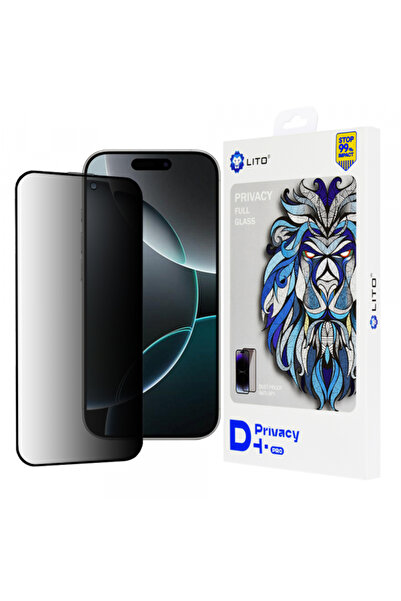 Apple Privacy Lito D+ Pro Screen Protector for iPhone 16 Pro, Tempered Glass,...