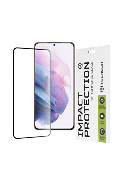 Samsung Προστατευτικό οθόνης Techsuit για Galaxy S21+ 5G G996, σκληρυμένο γυα...