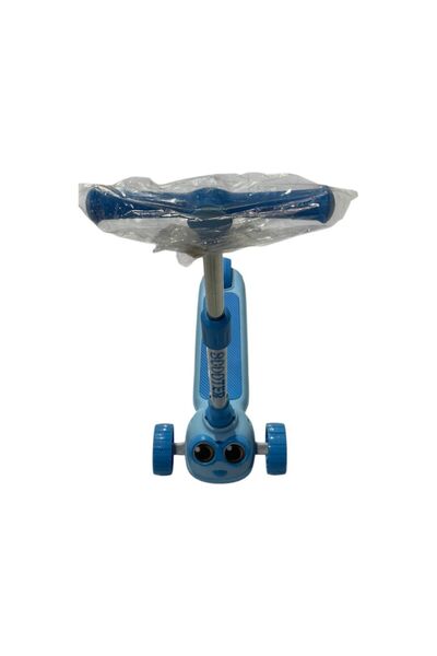 Toysea Kids 3-Wheel Foldable Scooter with PU Wheels & Adjustable Carbon Steel Handlebar