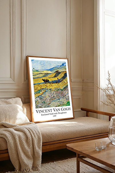 Dekorsiahome Tablouri dintr-o singură bucată cu rame din lemn pentru sufrager...