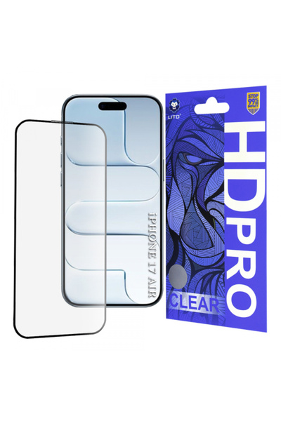 Apple Προστατευτικό οθόνης Lito HD Pro Clear για iPhone 17 Air, σκληρυμένο γυ...