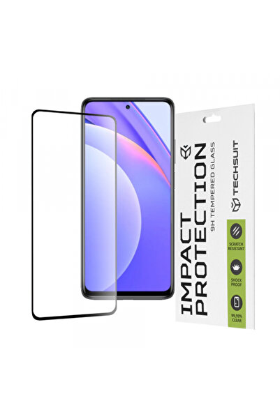 Xiaomi Techsuit Screen Protector for Mi 10T Lite 5G, Tempered Glass, Full Glu...