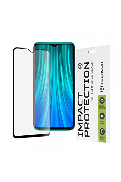 Xiaomi Folie de protectie Ecran Techsuit pentru Redmi Note 8 Pro, Sticla Securizata, Full Glue,