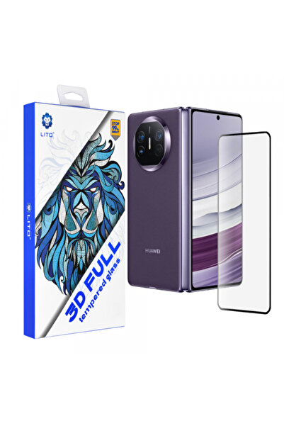 Huawei Folie de protectie Ecran Lito pentru Mate X5, Sticla Securizata, Full Glue, 3D, Neagra