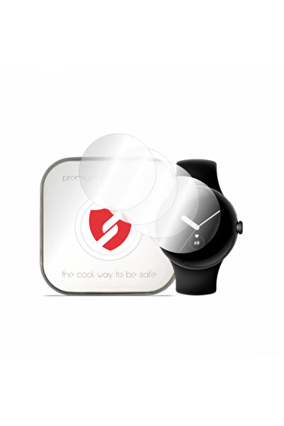 Google Folie Protectie Smart Protection Premium Classic pentru Pixel Watch 2 / Watch, Set 4 bucati,