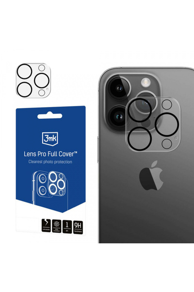 Apple 3MK Pro Full Cover Rear Camera Protection Film for iPhone 12 Pro, Tempe...