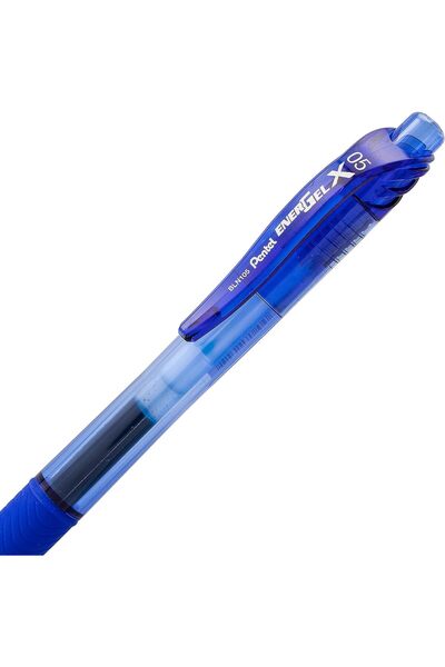 Pentel Energel‑X Retractable Gel Roller Pen BLN105 (Black) - Pack of 12