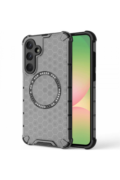 Samsung Калъф MagSafe за Galaxy A56 A566, Techsuit, HoneyComb Shield, Черен