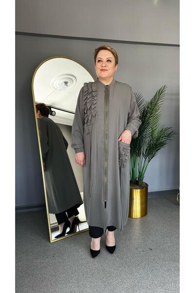 selma Büyük Beden Fırfırlı Biyeli Kap
