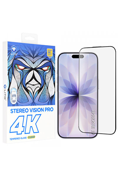 Apple Lito D+ Max 4K Screen Protector for iPhone 17 / 16 Pro, Tempered Glass,...
