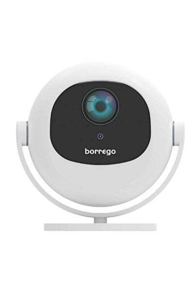 Borrego Smart10 Portable Projector 360° Rotation 4K Support 220 Lumens Android 11 White