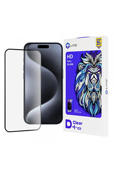 Apple Folie de protectie Ecran Lito D+ Pro pentru iPhone 15 Pro, Sticla Secur...
