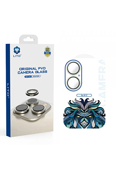 Apple Lito Titanium AR Rear Camera Screen Protector for iPhone 17, Tempered G...