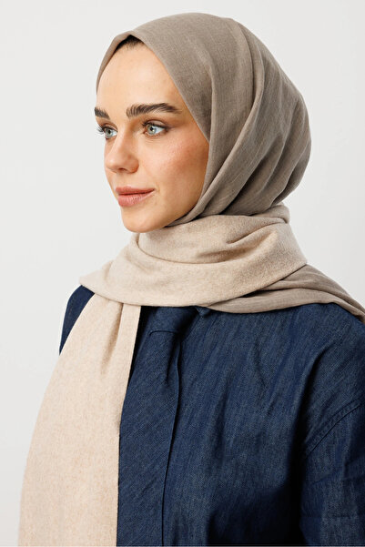 Mooncorn Beige Wool Scarf